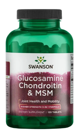 Swanson Glucosamine & Chondroitin with MSM 120tab.