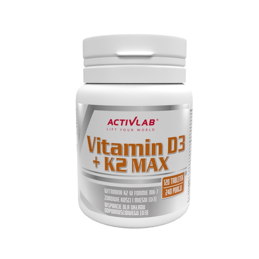 Vitamins D3 + K2 4000 120tab