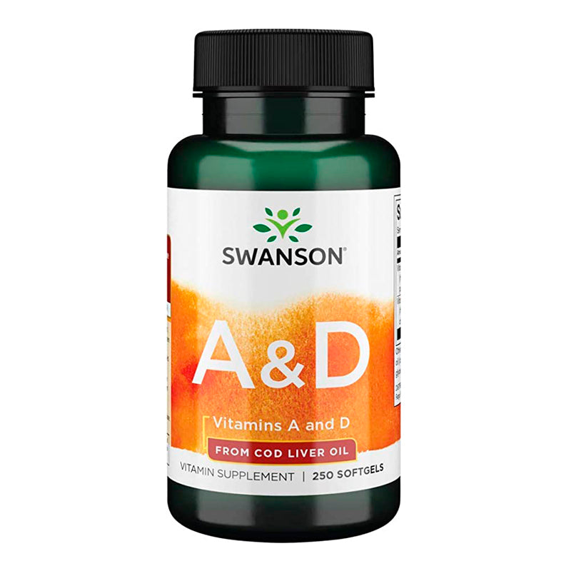 Swanson Vitamīni A & D 250 kaps.