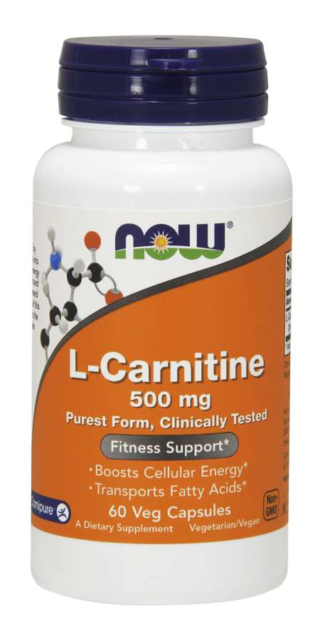 NOW Foods L-Carnitine 500mg 60 caps.