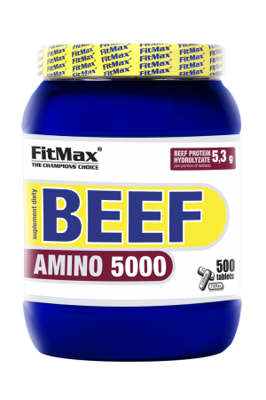 FitMax Beef Amino Aminoskābju komplekss 5000 500 tabl.