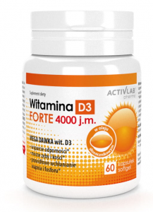Activlab Pharma Witamīns D3 4000 60 kaps.