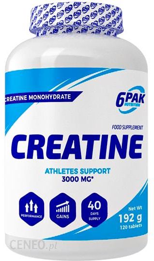6PAK Kreatīna monohidrāts 120 tabletes