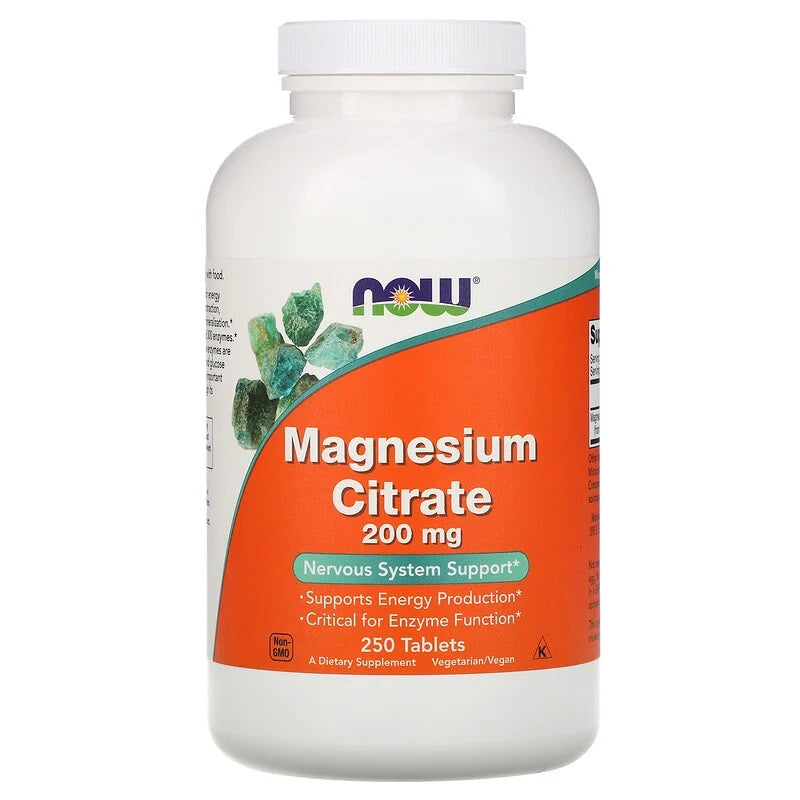 NOW Foods 200mg 250 tabl  Magnesium Citrate