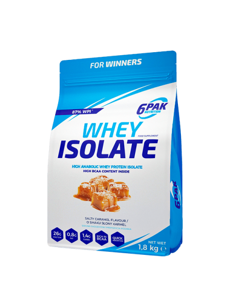 6PAK Whey Isolate 1800g / Salty Caramel